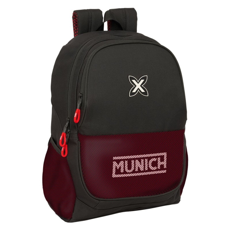 Mochila Escolar Munich Vulcan Negro 32 x 44 x 16 cm
