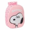 Mochila Infantil Snoopy Rosa 27 x 33 x 10 cm 3D