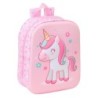 Mochila Infantil Safta Rosa 22 x 27 x 10 cm 3D