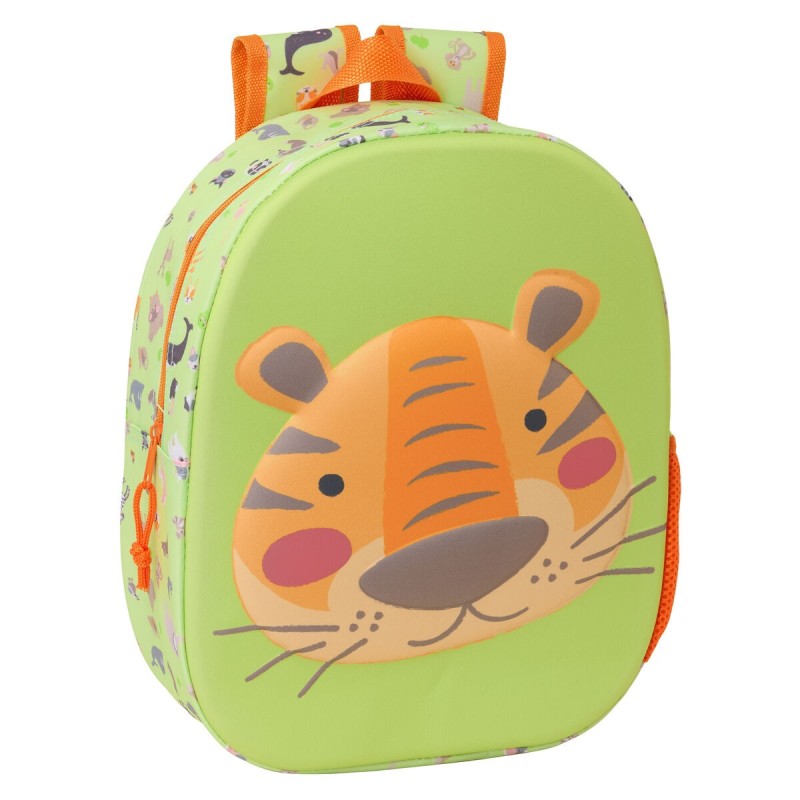 Mochila Infantil Safta Lima 27 x 33 x 10 cm 3D