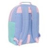 Mochila Escolar Munich Mellow Azul Rosa Celeste 32 x 42 x 15 cm