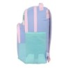 Mochila Escolar Munich Mellow Azul Rosa Celeste 32 x 42 x 15 cm