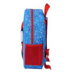 Mochila Infantil Spider-Man Rojo Azul marino 27 x 33 x 10 cm 3D