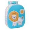 Mochila Infantil Safta Azul Blanco 27 x 33 x 10 cm 3D