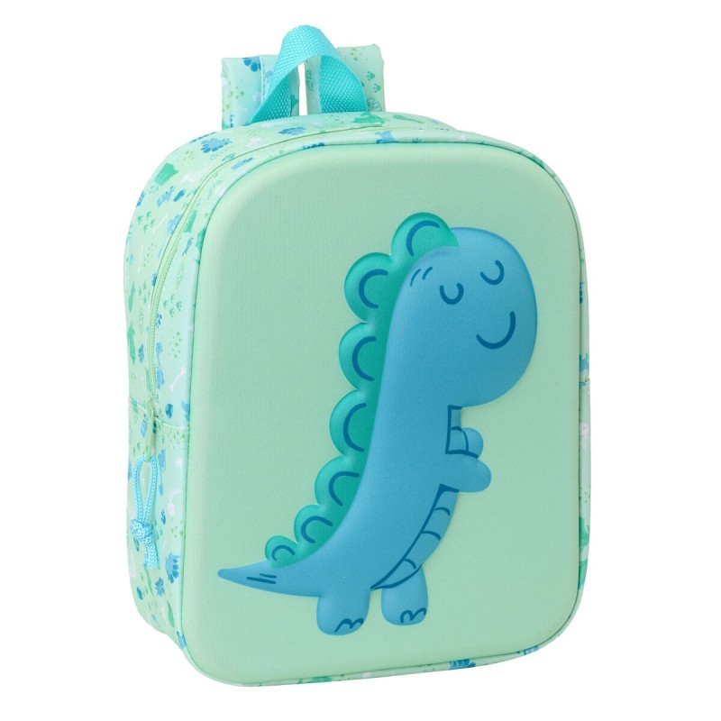 Mochila Infantil Safta Menta 22 x 27 x 10 cm 3D