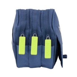 Portatodo Triple Munich Blue indigo Azul 21,5 x 10 x 8 cm
