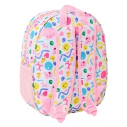Mochila Infantil Peppa Pig Azul Blanco Rosa 27 x 33 x 10 cm 3D