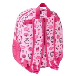 Mochila Infantil Hello Kitty Rosa 27 x 33 x 10 cm 3D