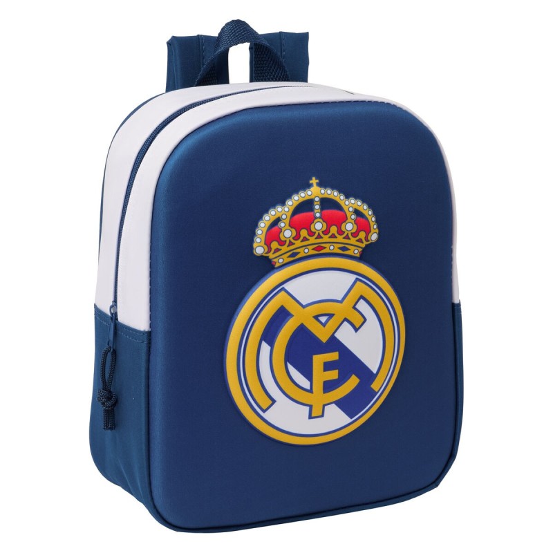 Mochila Infantil Real Madrid C.F. Negro 22 x 27 x 10 cm 3D Mochila Infantil Real Madrid C.F. Negro 22 x 27 x 10 cm 3D