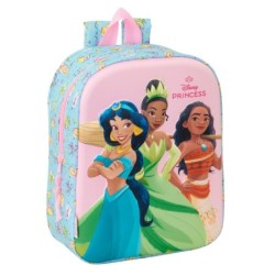 Mochila Infantil Frozen Rosa Azul cielo 22 x 27 x 10 cm 3D