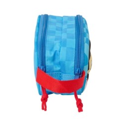 Portatodo Doble Mickey Mouse Clubhouse Azul 21 x 8 x 6 cm 3D