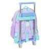 Mochila Escolar con Ruedas Frozen Spirit Lila 28 x 34 x 10 cm