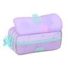 Portatodo Triple Frozen Spirit Lila 21,5 x 10 x 8 cm
