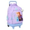 Mochila Escolar con Ruedas Frozen Spirit Lila 33 x 45 x 22 cm