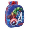 Mochila Infantil The Avengers Rojo Azul oscuro 27 x 33 x 10 cm 3D