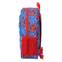 Mochila Infantil The Avengers Rojo Azul oscuro 27 x 33 x 10 cm 3D