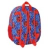 Mochila Infantil The Avengers Rojo Azul oscuro 27 x 33 x 10 cm 3D