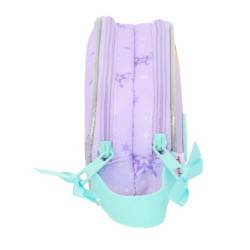Portatodo Doble Frozen Spirit Lila 21 x 8 x 6 cm