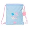 Bolsa Mochila con Cuerdas BlackFit8 Smile Azul Rosa 35 x 40 x 1 cm