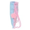 Bolsa Mochila con Cuerdas BlackFit8 Smile Azul Rosa 35 x 40 x 1 cm