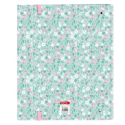 Carpeta de anillas Safta Cuore Menta 27 x 32 x 3.5 cm