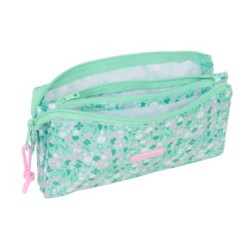 Portatodo Triple Safta Cuore Menta 22 x 12 x 3 cm