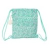 Bolsa Mochila con Cuerdas Safta Cuore Menta 35 x 40 x 1 cm