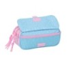 Portatodo Triple BlackFit8 Smile Rosa Azul claro 21,5 x 10 x 8 cm