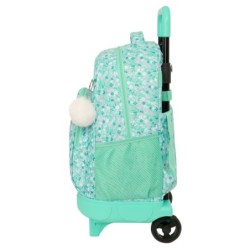 Mochila Escolar con Ruedas Safta Cuore Menta 33 x 45 x 22 cm