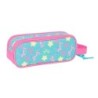 Portatodo Doble Gabby's Dollhouse Confetti Rosa Turquesa 21 x 8 x 6 cm