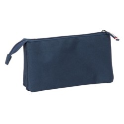 Portatodo Triple El Ganso Eclipse Azul marino 22 x 12 x 3 cm