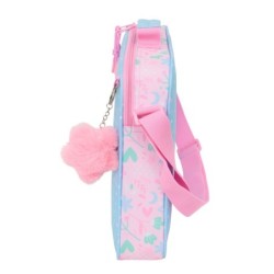 Cartera Escolar BlackFit8 Smile Rosa Azul claro 38 x 28 x 6 cm