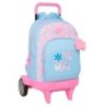 Mochila Escolar con Ruedas BlackFit8 Smile Azul Rosa 33 x 45 x 22 cm