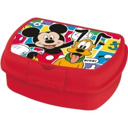 Portameriendas Mickey Mouse CZ11370 Rojo Plástico