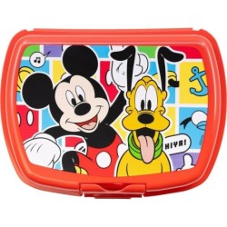 Portameriendas Mickey Mouse CZ11370 Rojo Plástico