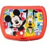 Portameriendas Mickey Mouse CZ11370 Rojo Plástico