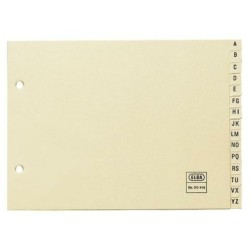 Separadores Elba A-Z Beige A5 Alfabético (25 Unidades)