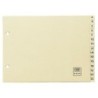 Separadores Elba A-Z Beige A5 Alfabético (25 Unidades)