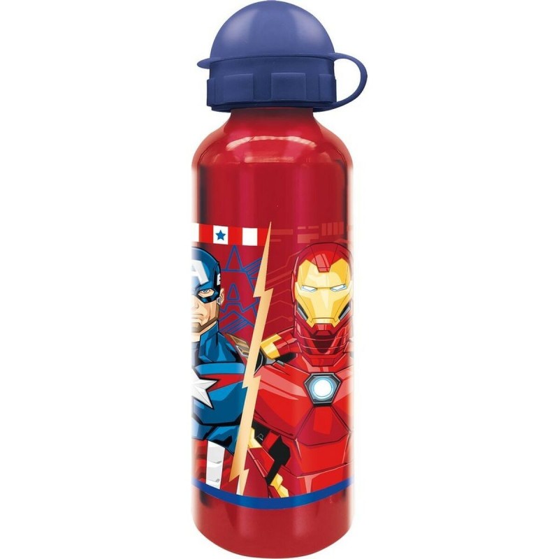 Botella de Agua The Avengers CZ11259 Rojo 530 ml Aluminio