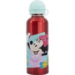 Botella de Agua Minnie Mouse CZ11263 530 ml Rojo Aluminio