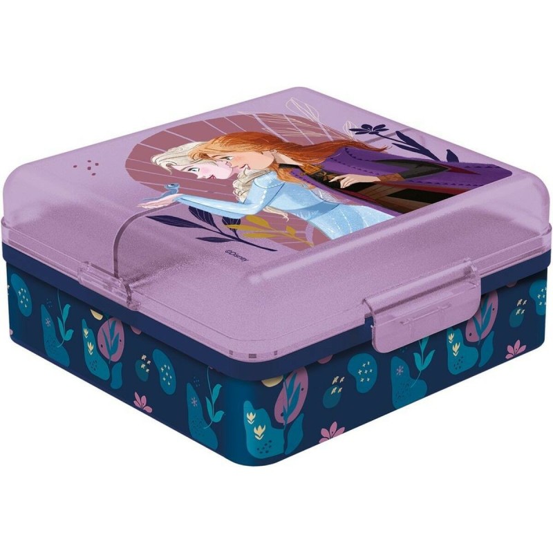 Fiambrera de Compartimentos Frozen CZ11273 Multicolor Plástico