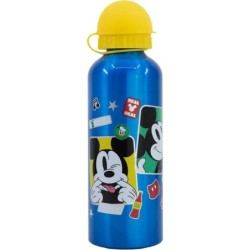 Botella de Agua Mickey Mouse CZ11262 530 ml Multicolor Aluminio