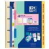 Carpeta de anillas Oxford EUROPEANBINDER LIVE & GO PASTEL Multicolor A4 (10 Unidades)
