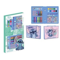 Set de Papelería Stitch Azul
