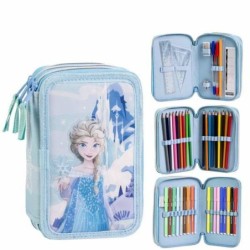 Plumier Frozen Azul oscuro 12,5 x 6,5 x 19,5 cm