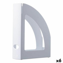 Revistero Archivo 2000 Ecogreen Blanco A4 Poliestireno 25 x 8 x 32 cm (6 Unidades)