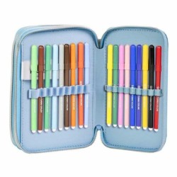 Plumier Frozen Azul oscuro 12,5 x 6,5 x 19,5 cm