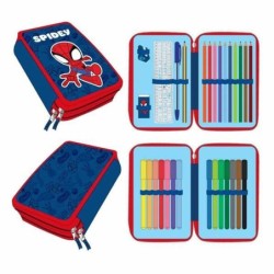 Plumier Spidey Azul oscuro 12,5 x 19,5 x 4,5 cm