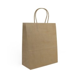 Bolsa de Papel Algon Kraft 32 x 12 x 40 cm 3 Piezas (24 Unidades)