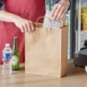 Bolsa de Papel Algon Kraft 26 x 14 x 31 cm 3 Piezas (24 Unidades)
